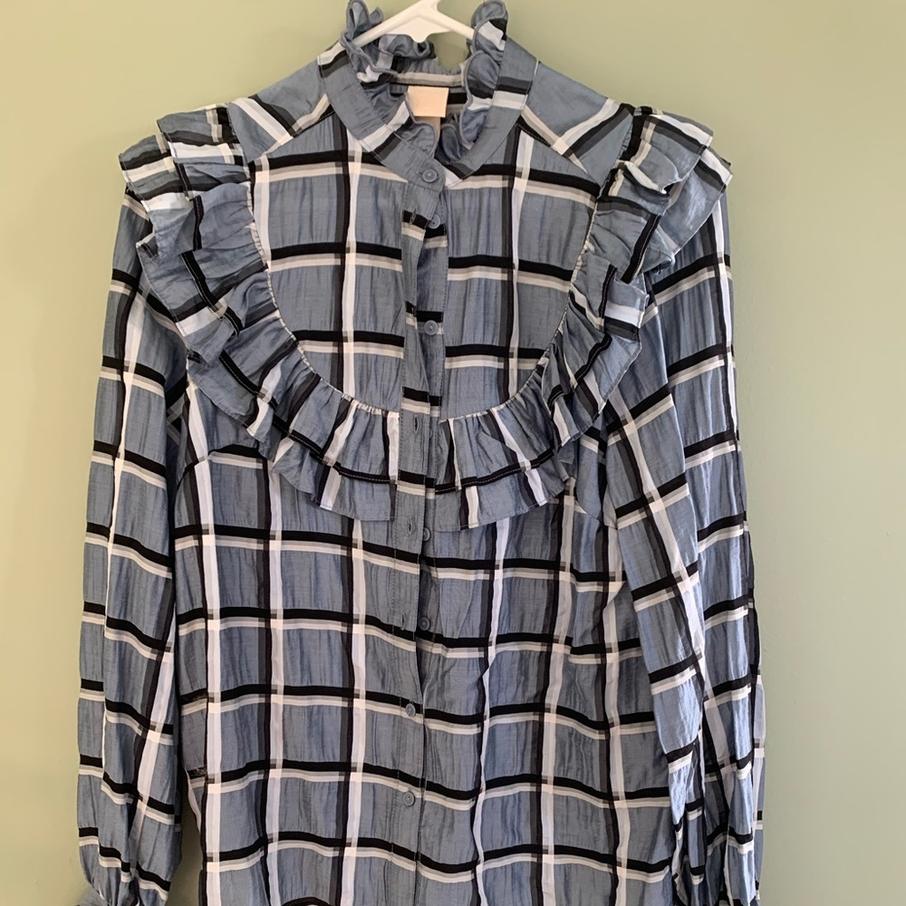 Plaid Blouse